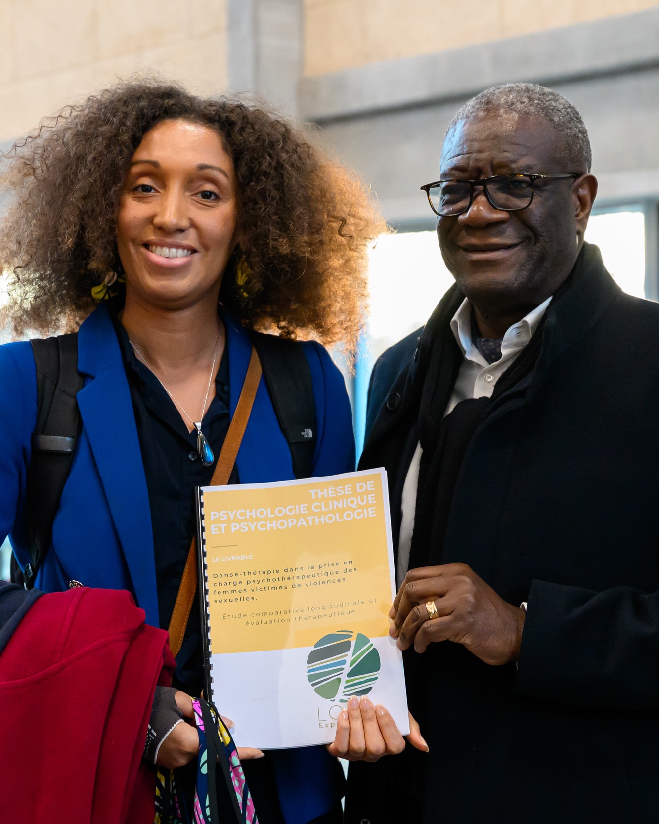 Remise de la thèse de recherche-action VaDDanC au docteur Denis Mukwege